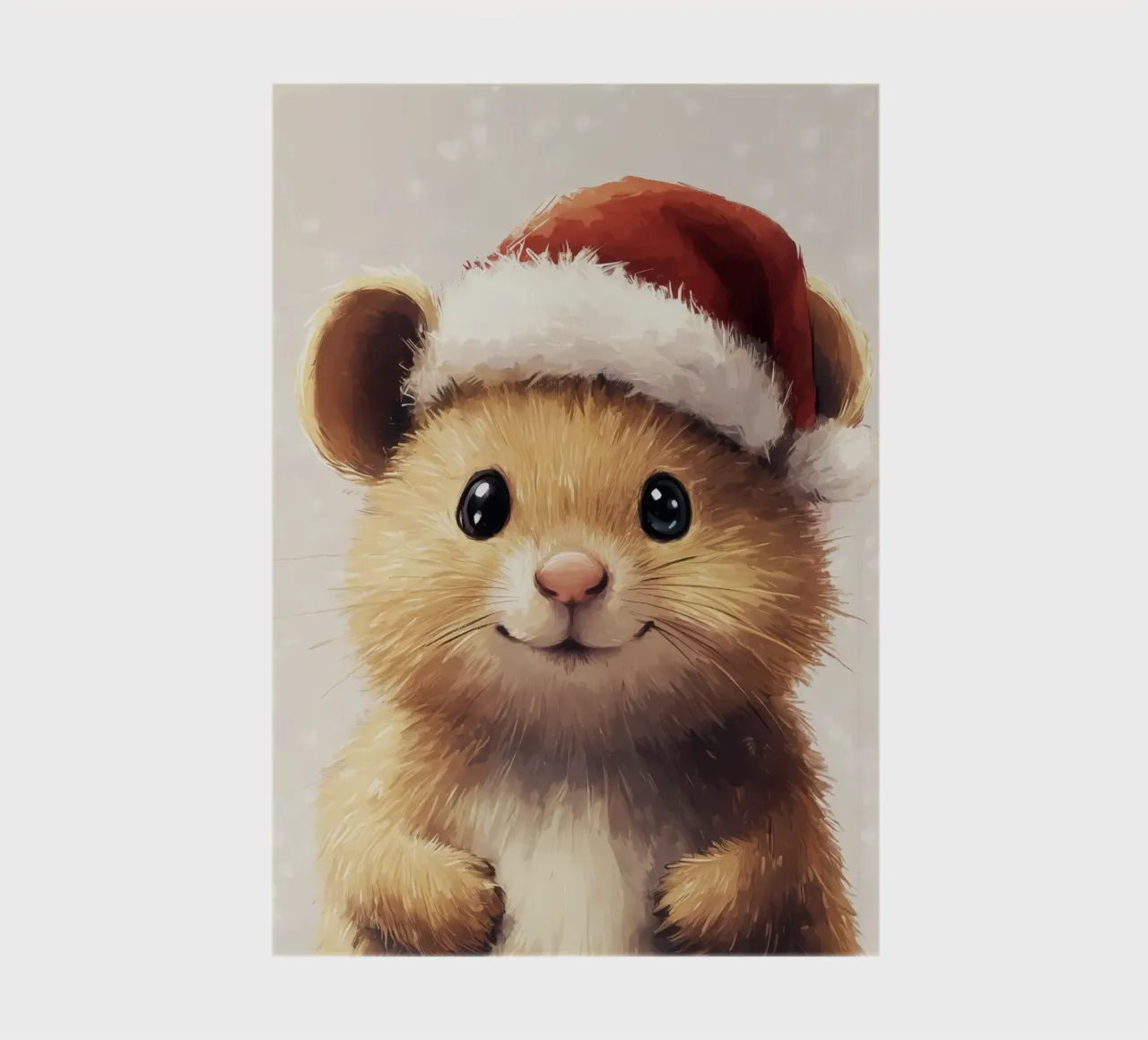 Hero #17: Mouse celebrates Christmas notebook by farbenhelden