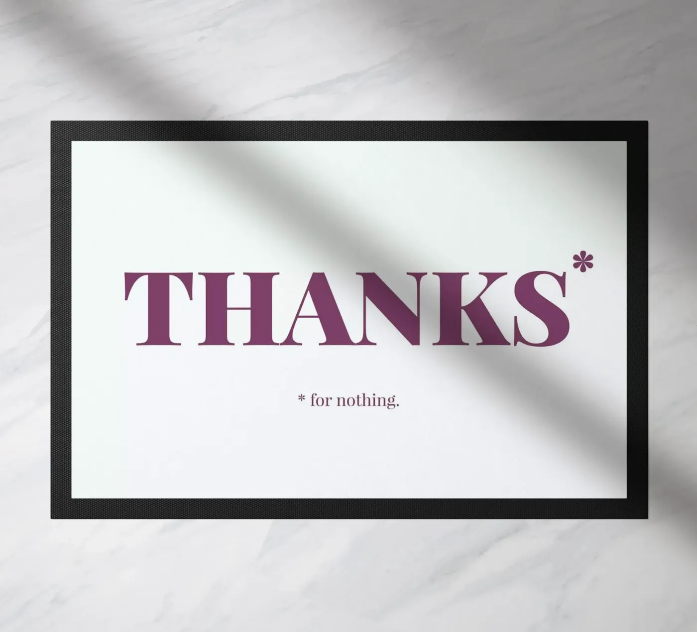 Thanks paillasson de Chris Wharton