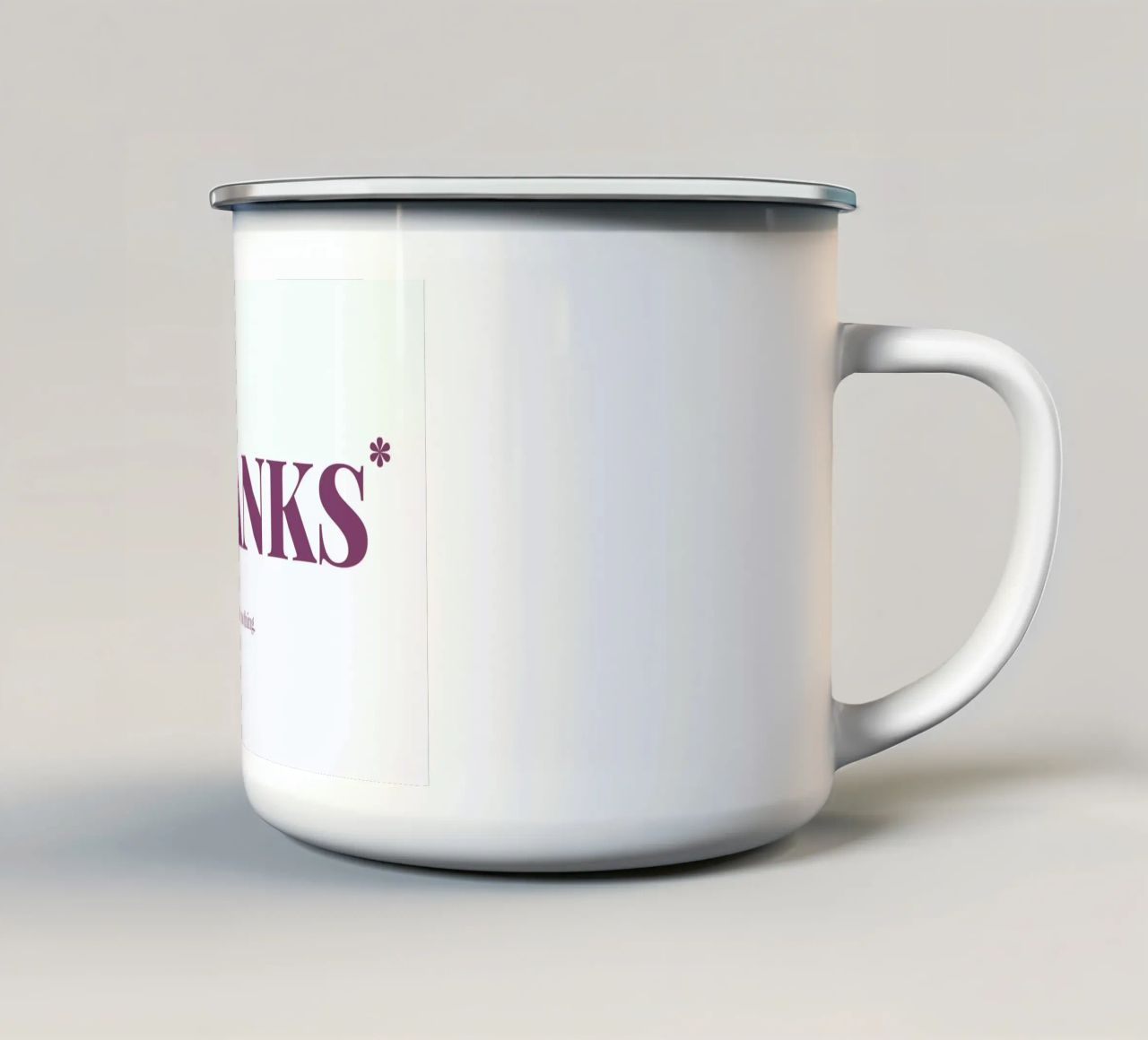 Thanks tazza in smalto da Chris Wharton