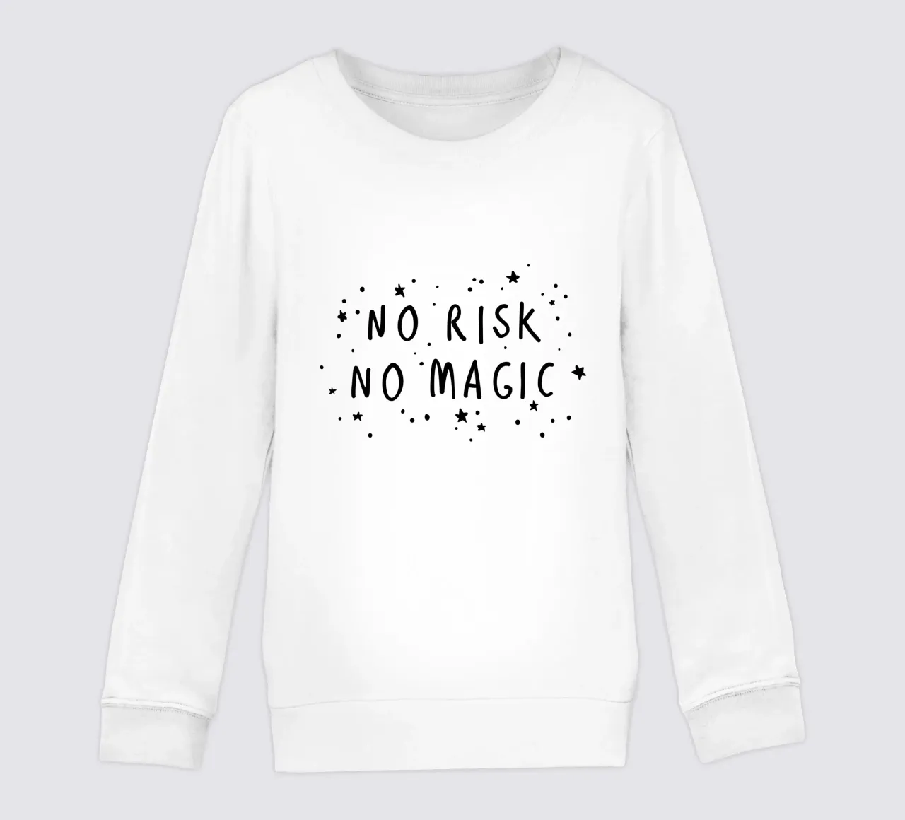 No risk no magic felpa bambino da AleksandraAnna