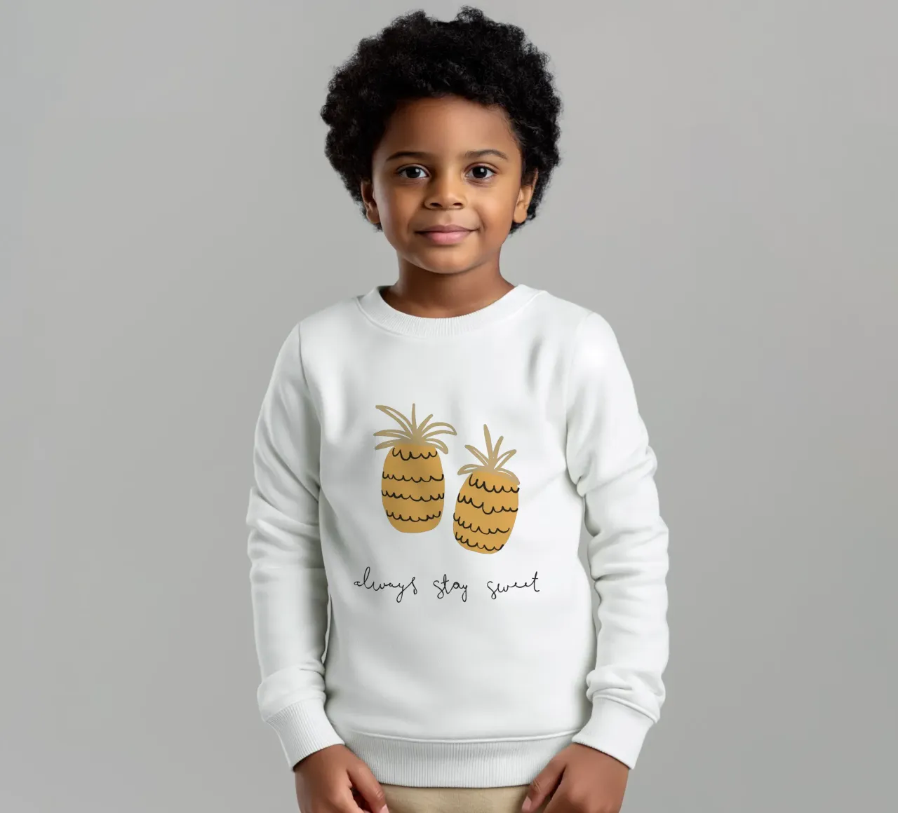 Pineapples felpa bambino da AleksandraAnna
