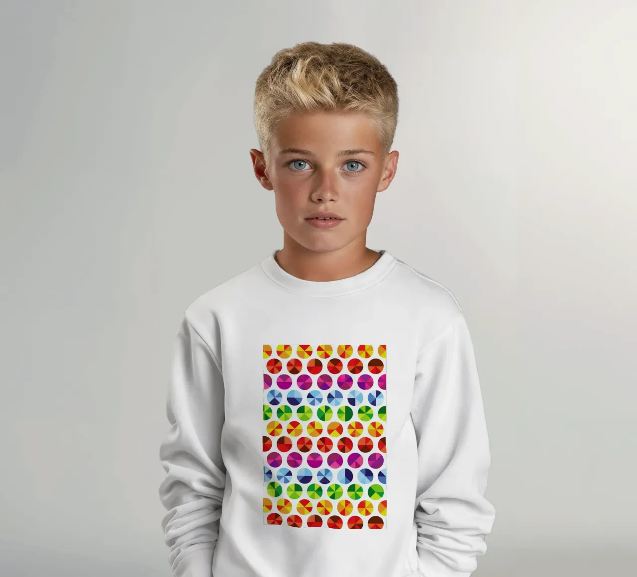 Colourwheels felpa bambino da Chris Wharton