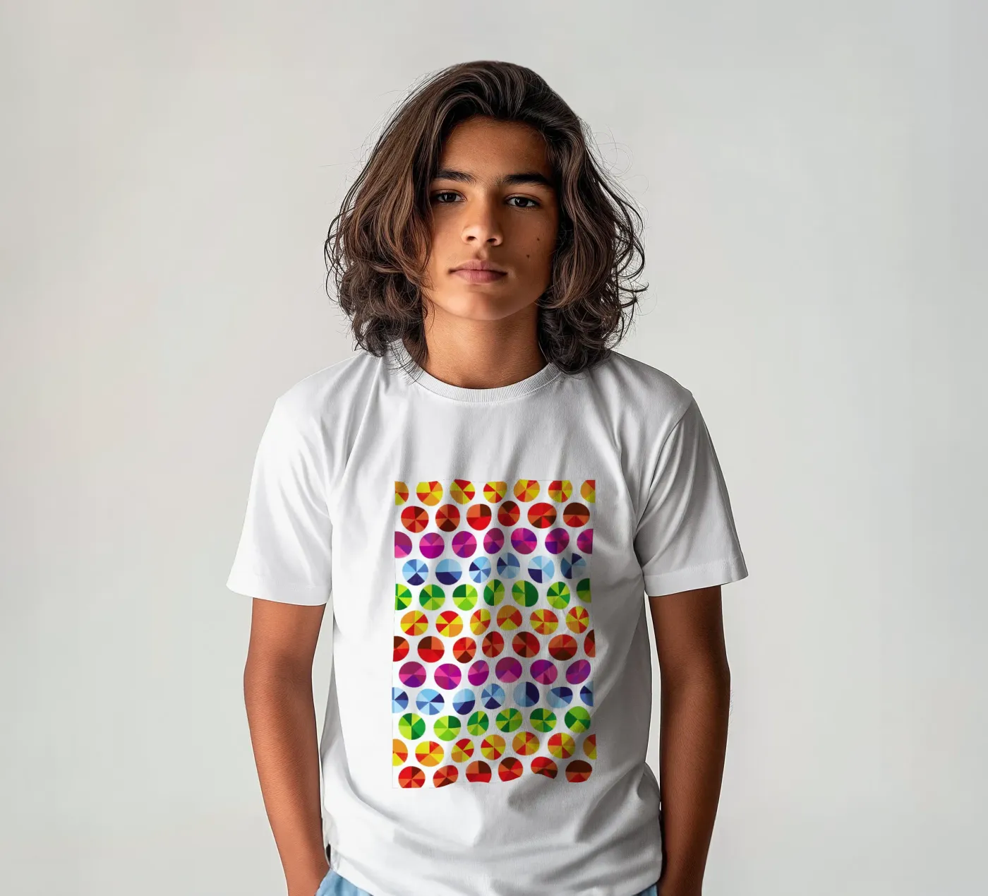 Colourwheels t-shirt bambini da Chris Wharton
