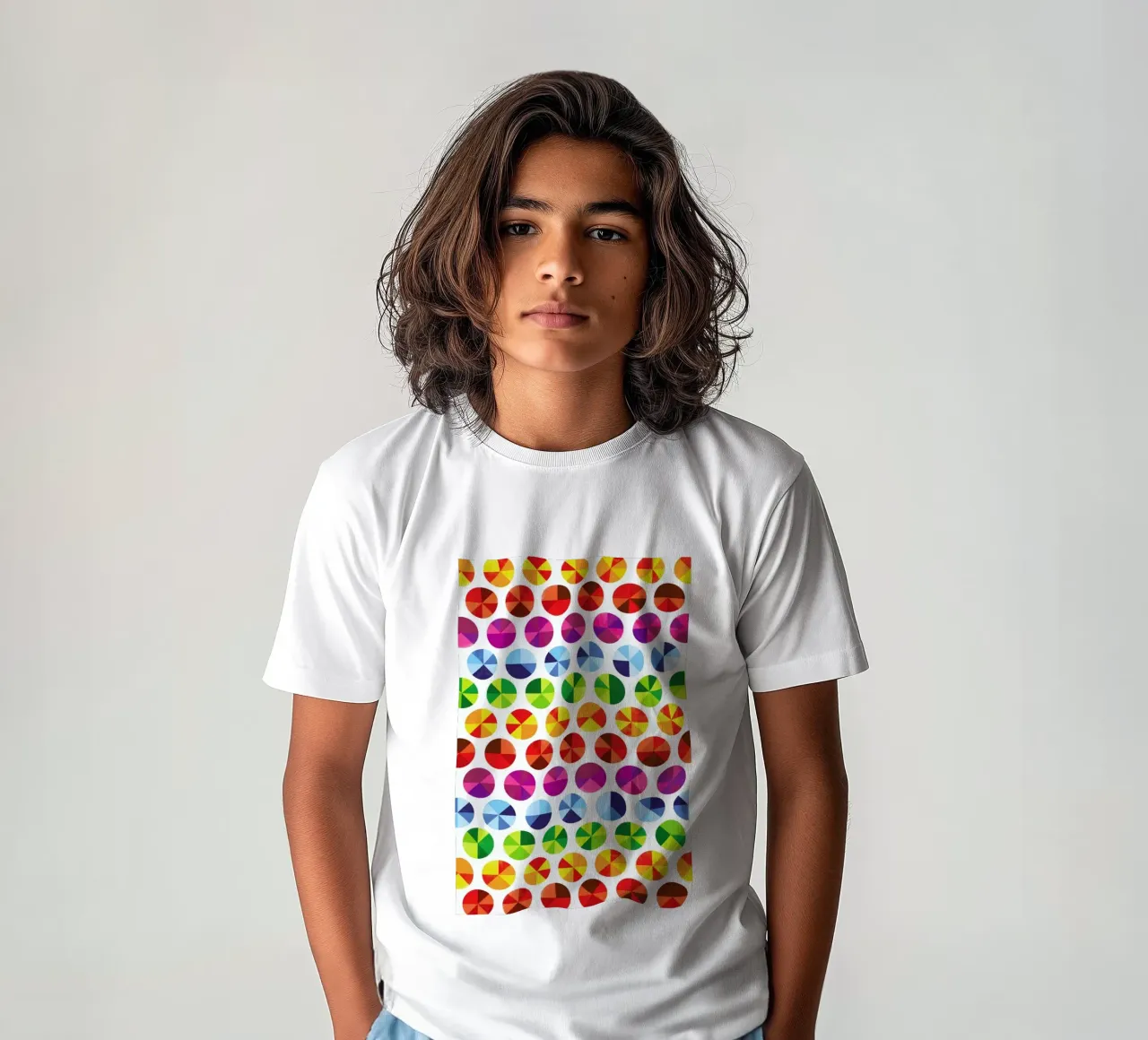 Colourwheels t-shirt bambini da Chris Wharton