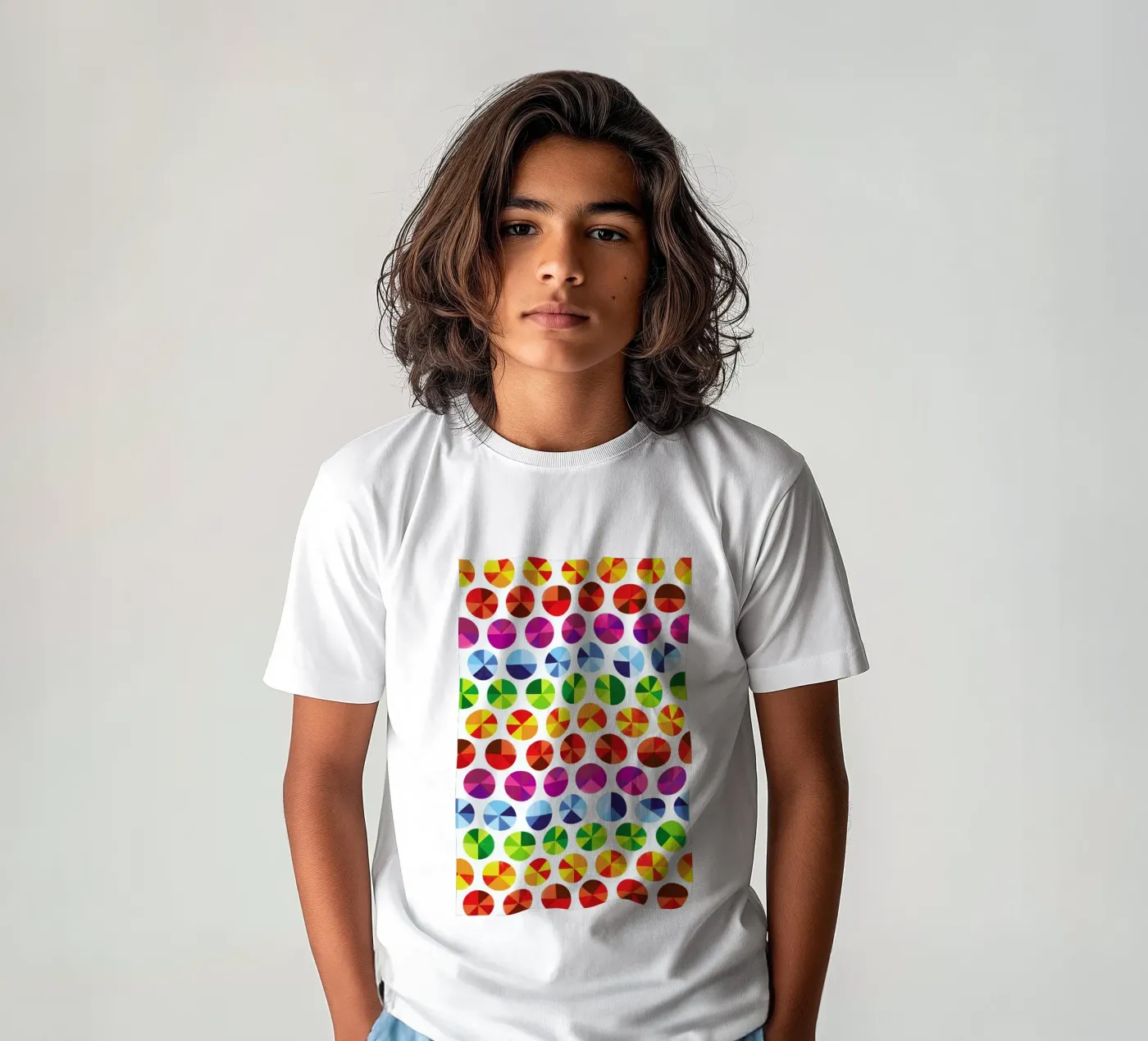 Colourwheels t-shirt bambini da Chris Wharton