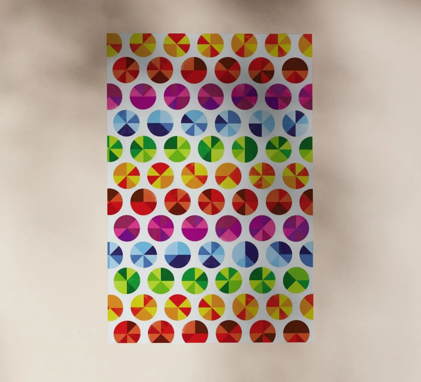 Colourwheels pellicola backlit da Chris Wharton