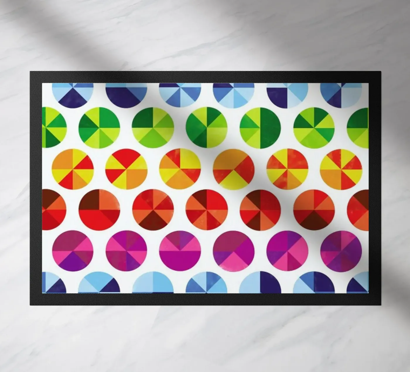 Colourwheels paillasson de Chris Wharton