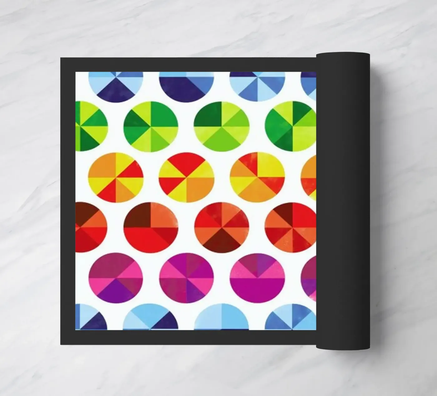 Colourwheels paillasson de Chris Wharton