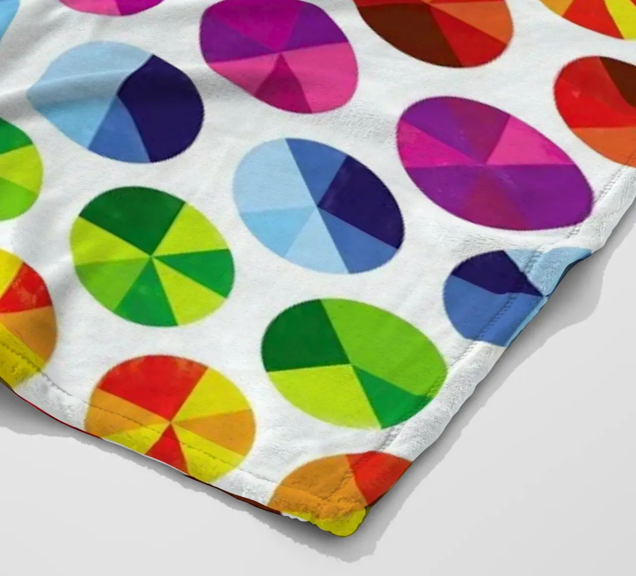 Colourwheels Fleecedecke von Chris Wharton