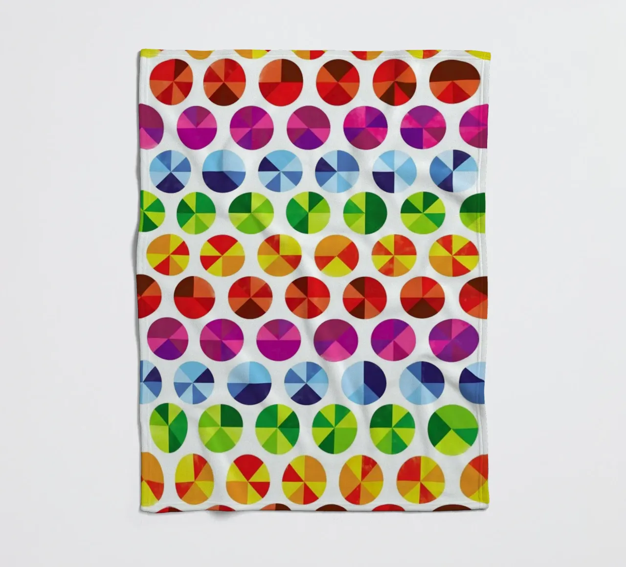 Colourwheels coperta in pile da Chris Wharton