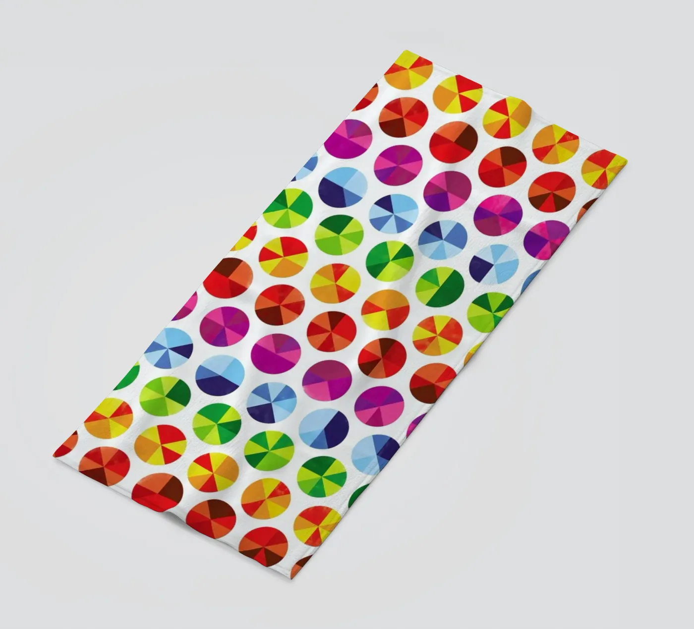 Colourwheels strandhanddoek van Chris Wharton