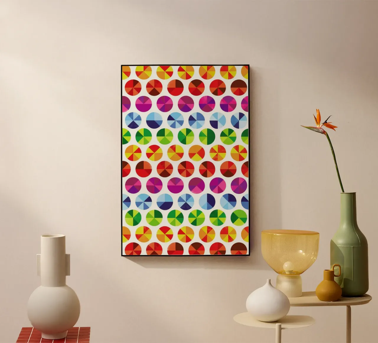 Colourwheels plexiglass da Chris Wharton