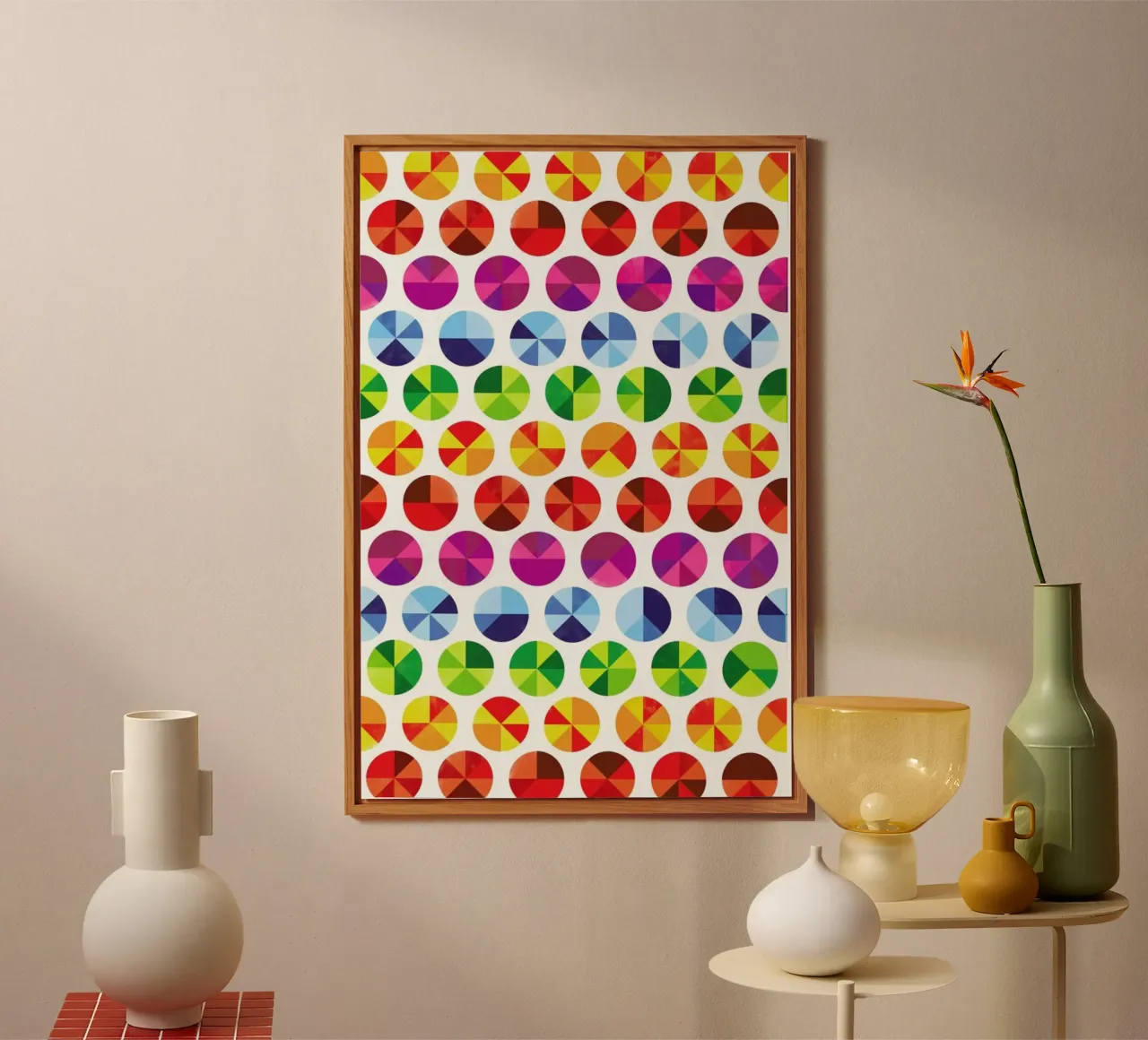 Colourwheels alu-dibond by Chris Wharton