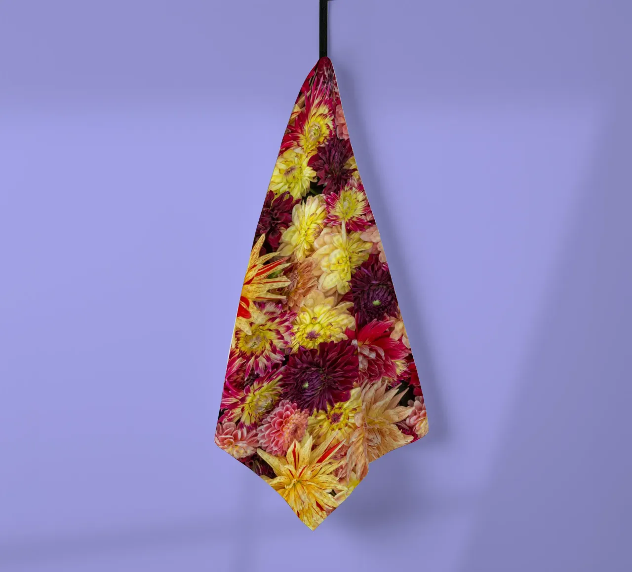 Abbondanza di fiori: Un caleidoscopio di dalie canovaccio da cucina da Curious Collections by Marielle Leenders