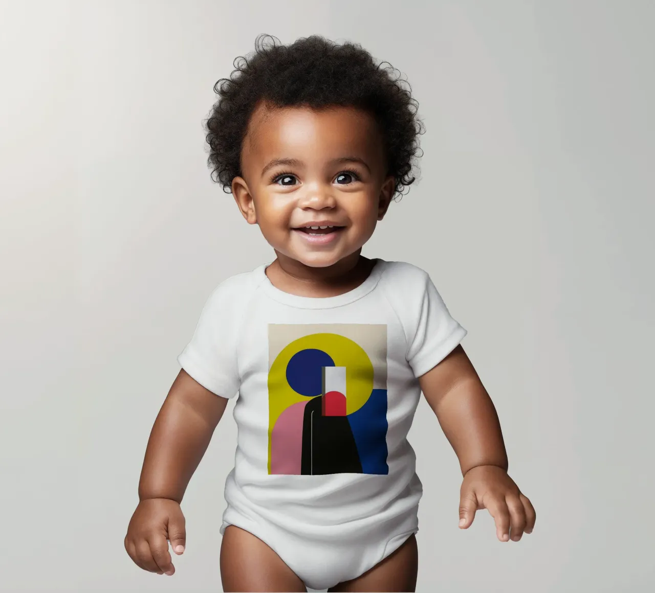 Silhouette Constructiviste body bébé de Geometric