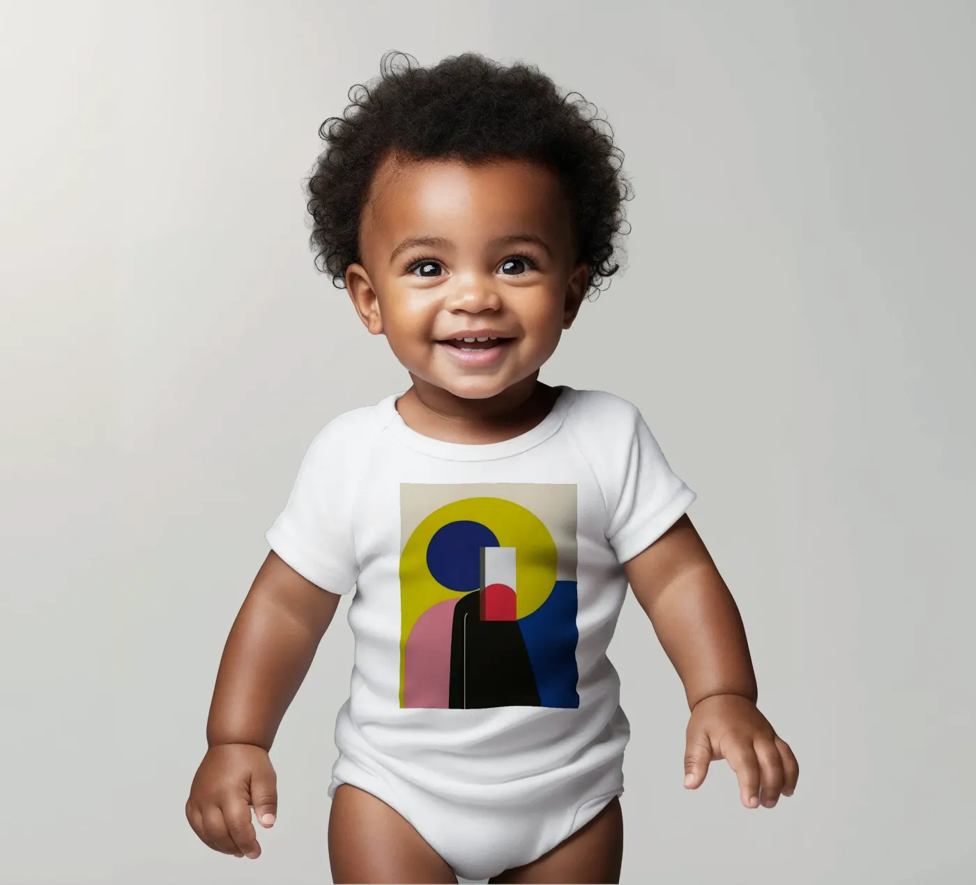 Constructivist silhouette body bébé de Geometric