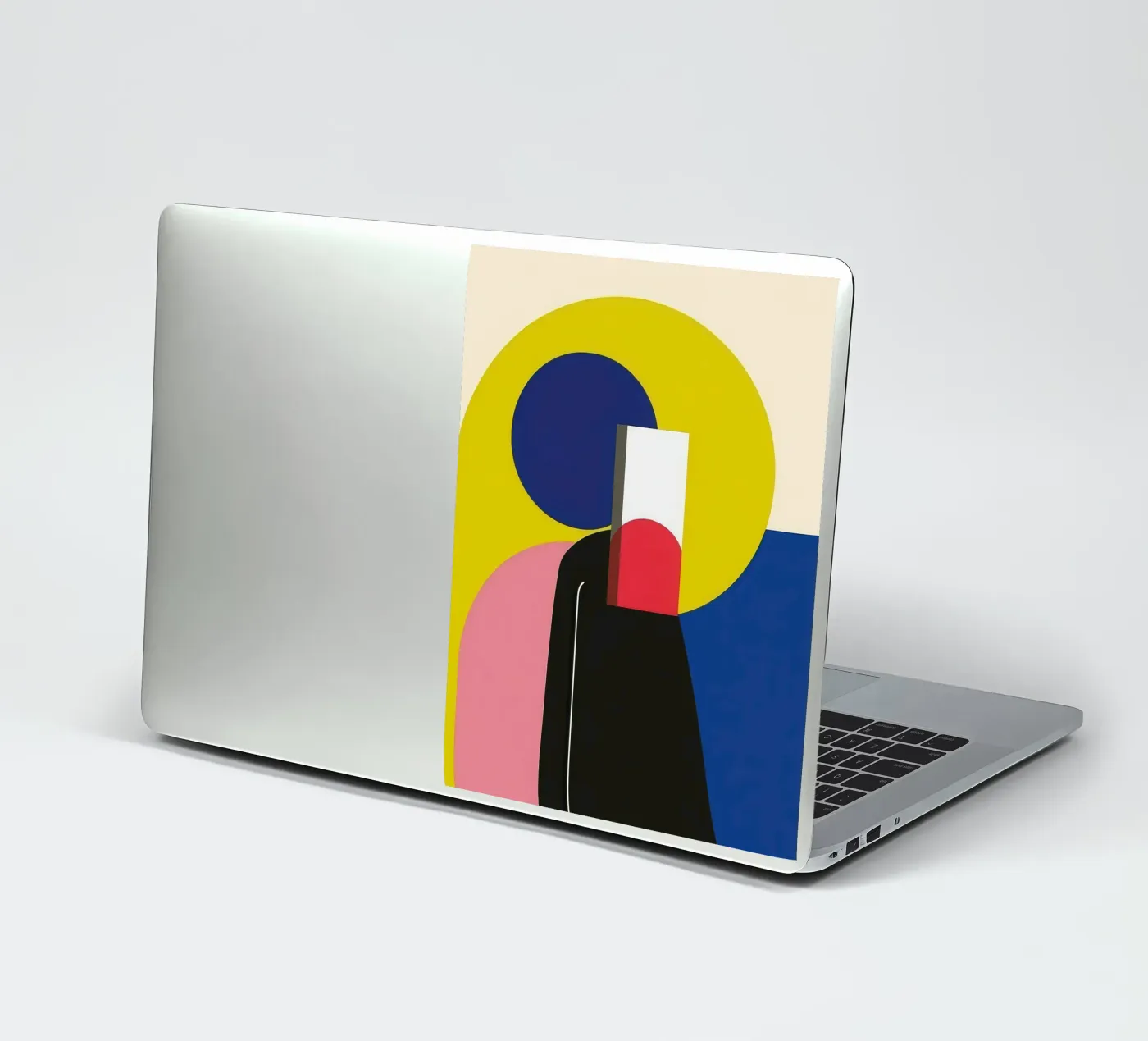 Constructivist silhouette sticker by Geometric