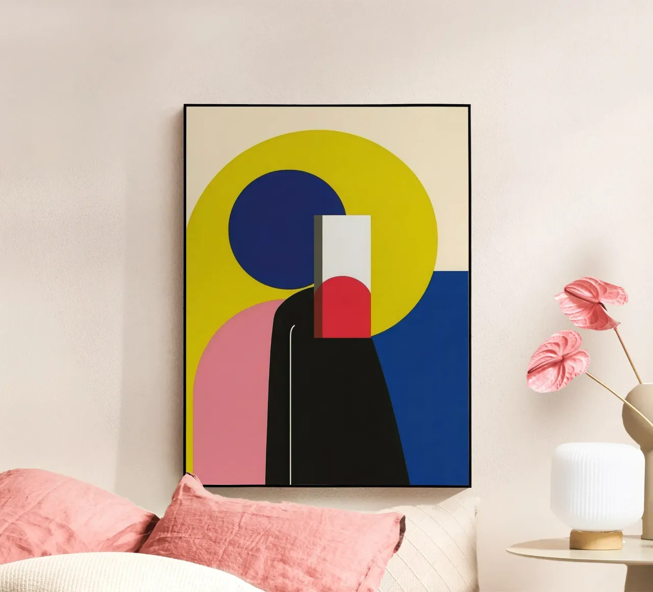 Constructivist silhouette plexiglass da Geometric