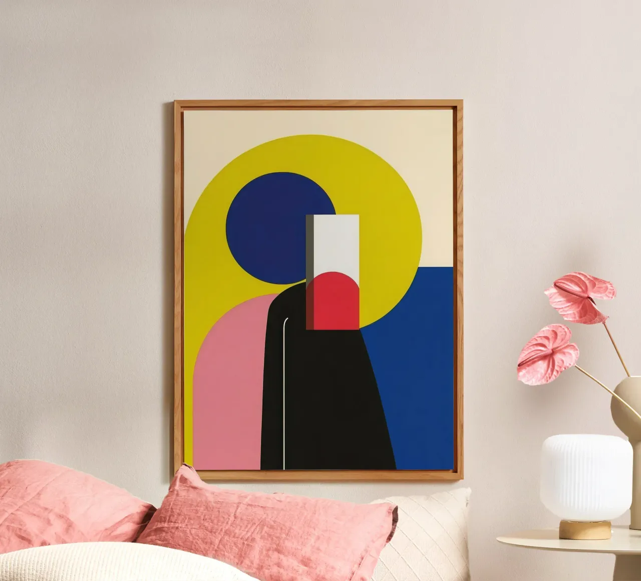 Silhouette costruttivista pannello forex da Geometric