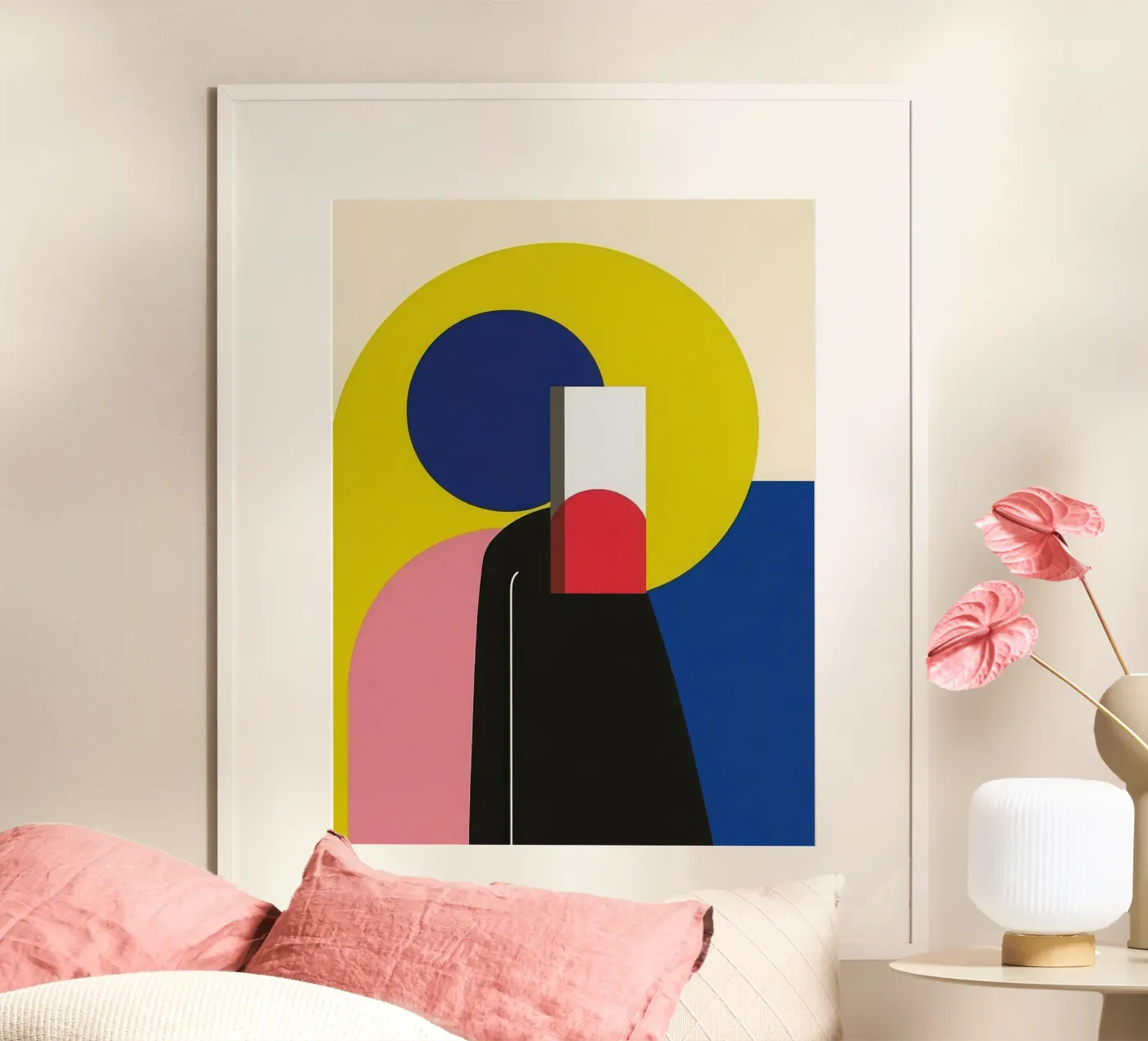 Silhouette costruttivista poster da Geometric