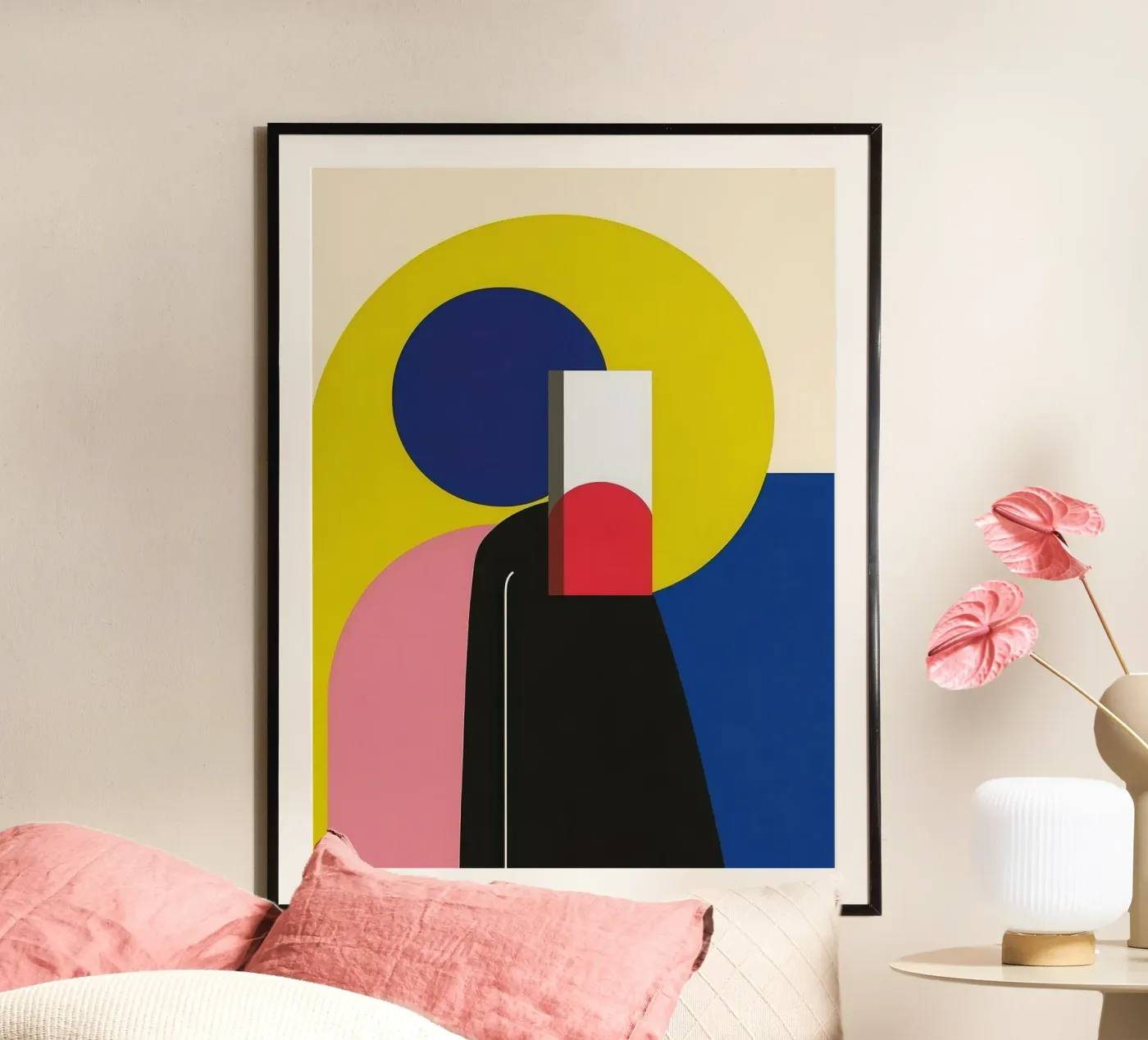 Silhouette costruttivista poster da Geometric