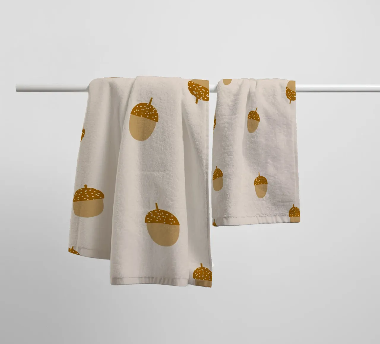 Acorns asciugamano da bagno da AleksandraAnna