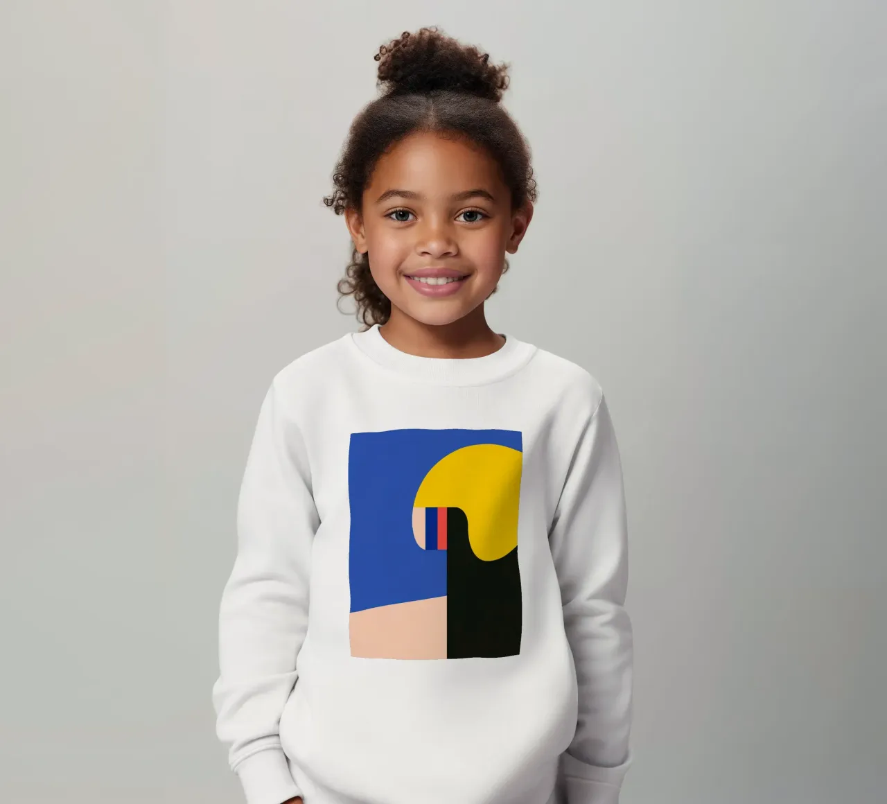 Profilo geometrico felpa bambino da Geometric