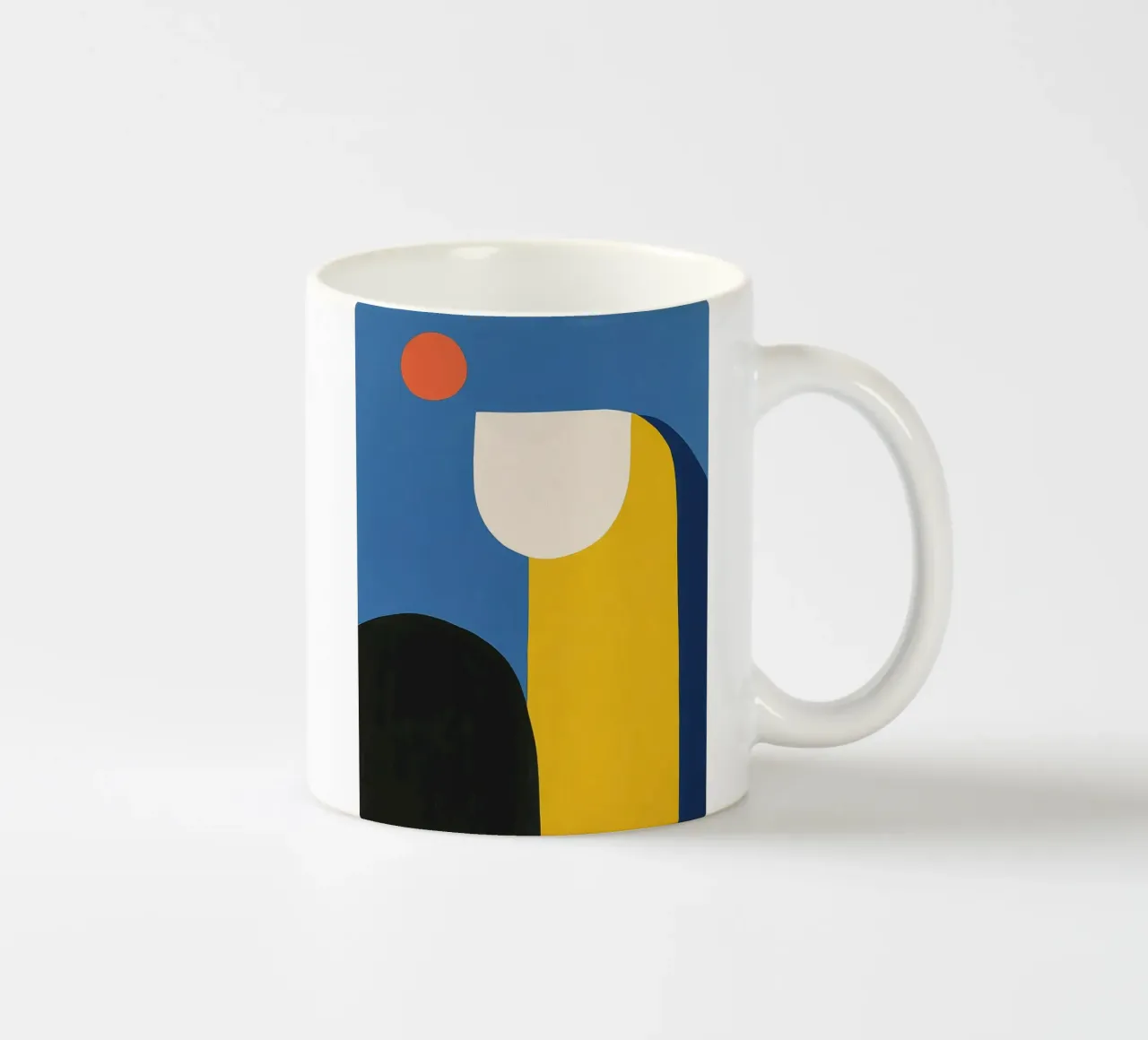Minimalismo solare tazza in ceramica da Geometric