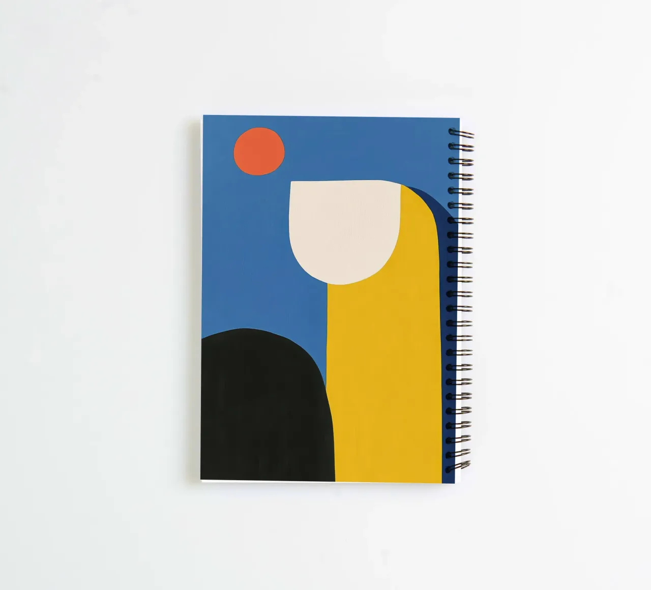Solar minimalism spiral notebook by Geometric