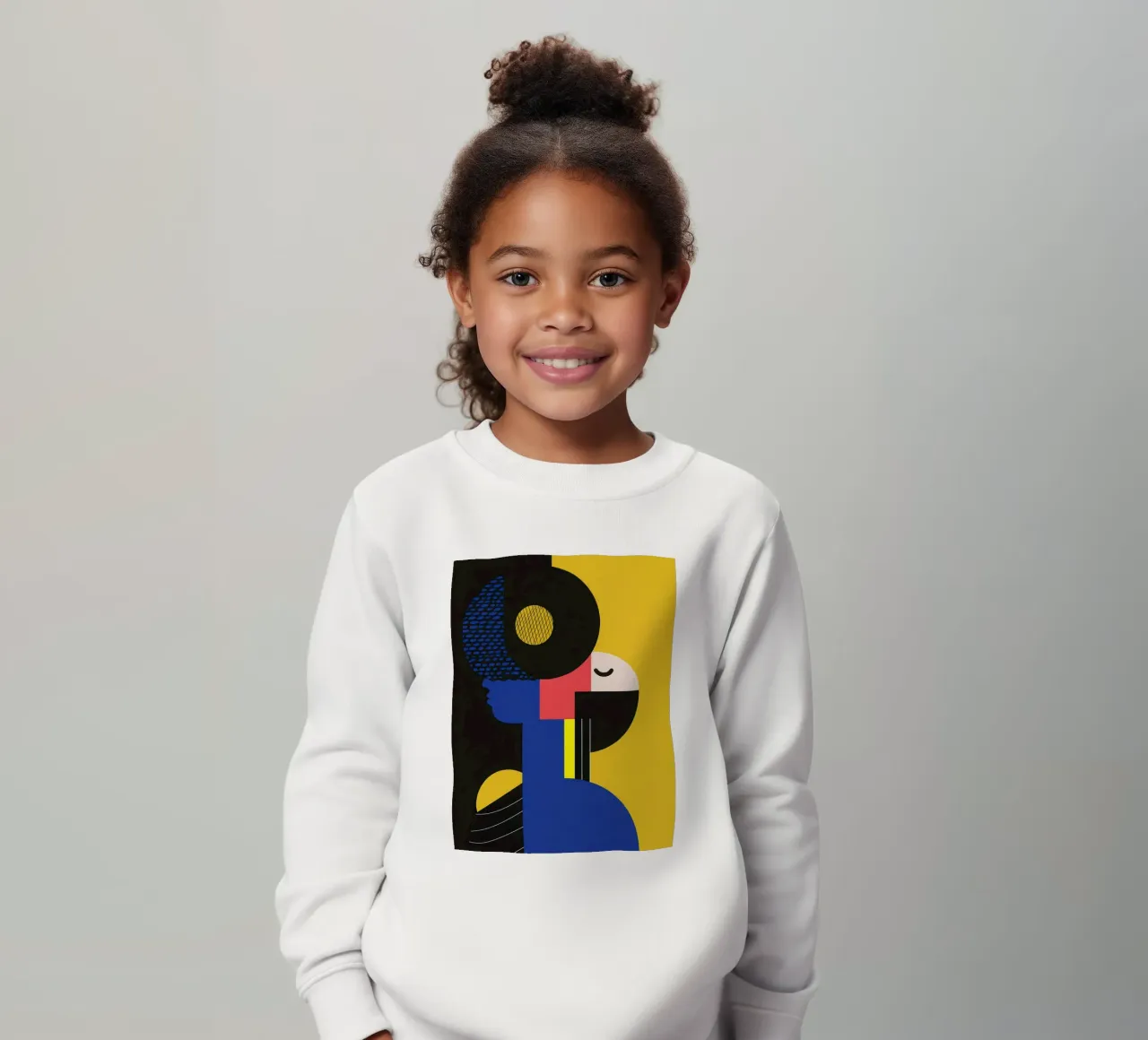 Abstract musician kids sweatshirt by Geometric