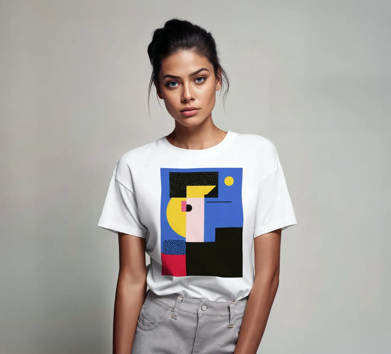Notturno geometrico t-shirt da Geometric