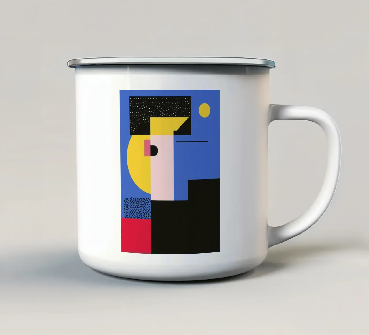 Notturno geometrico tazza in smalto da Geometric