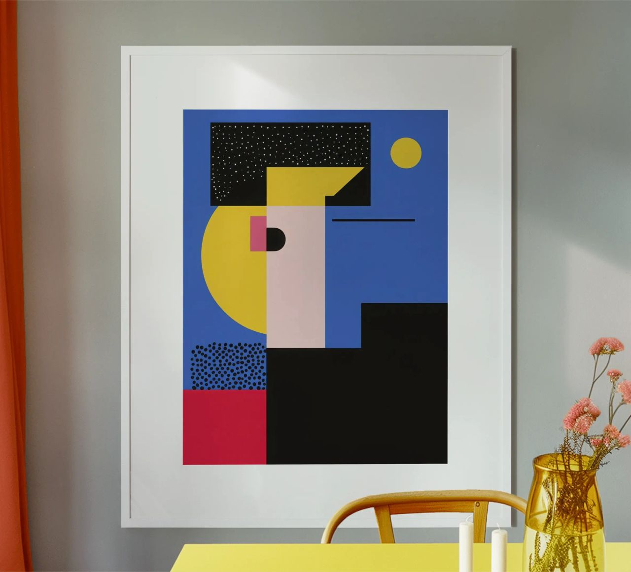 Geometric Nocturne poster by Geometric