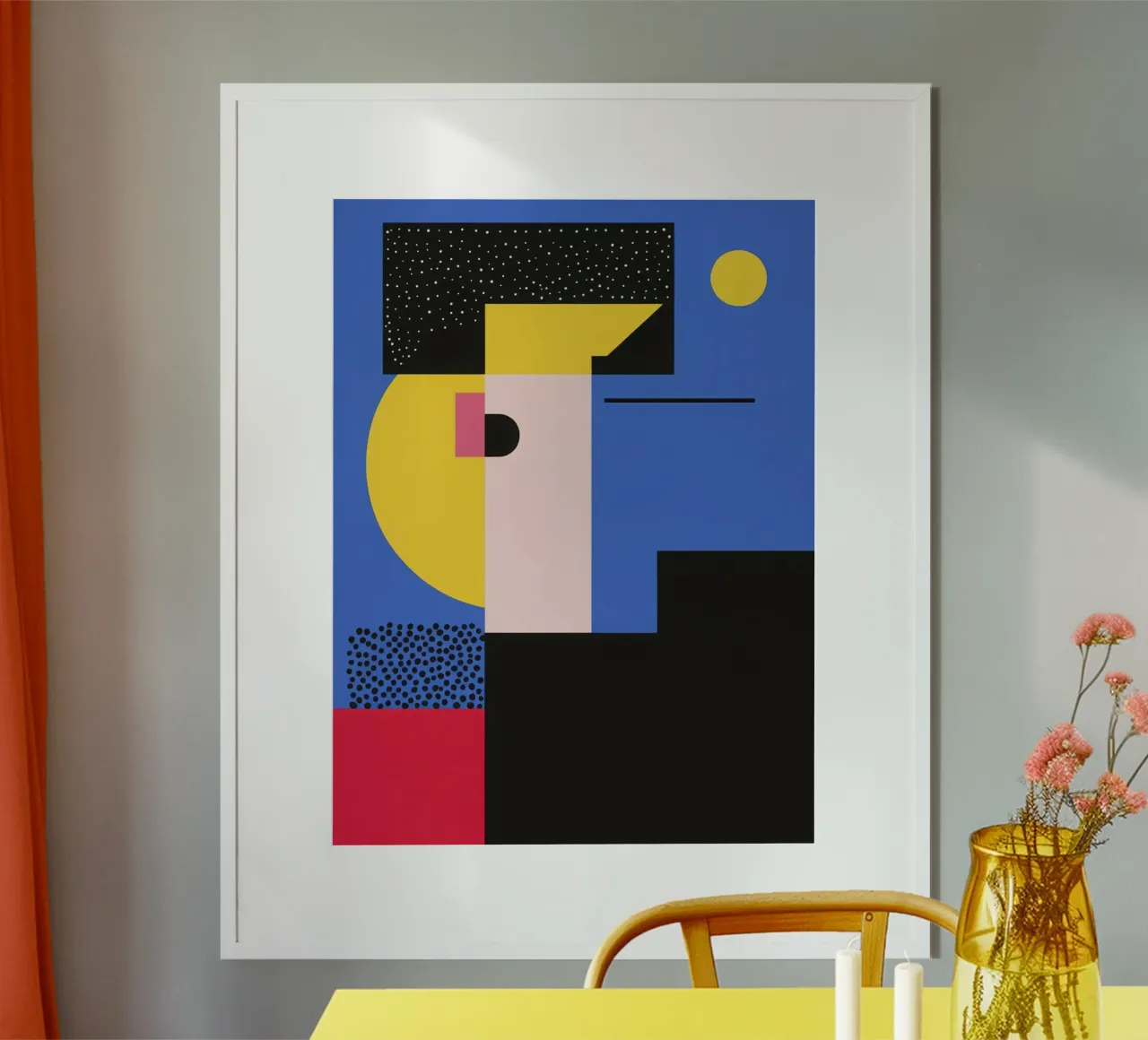 Geometric Nocturne poster by Geometric