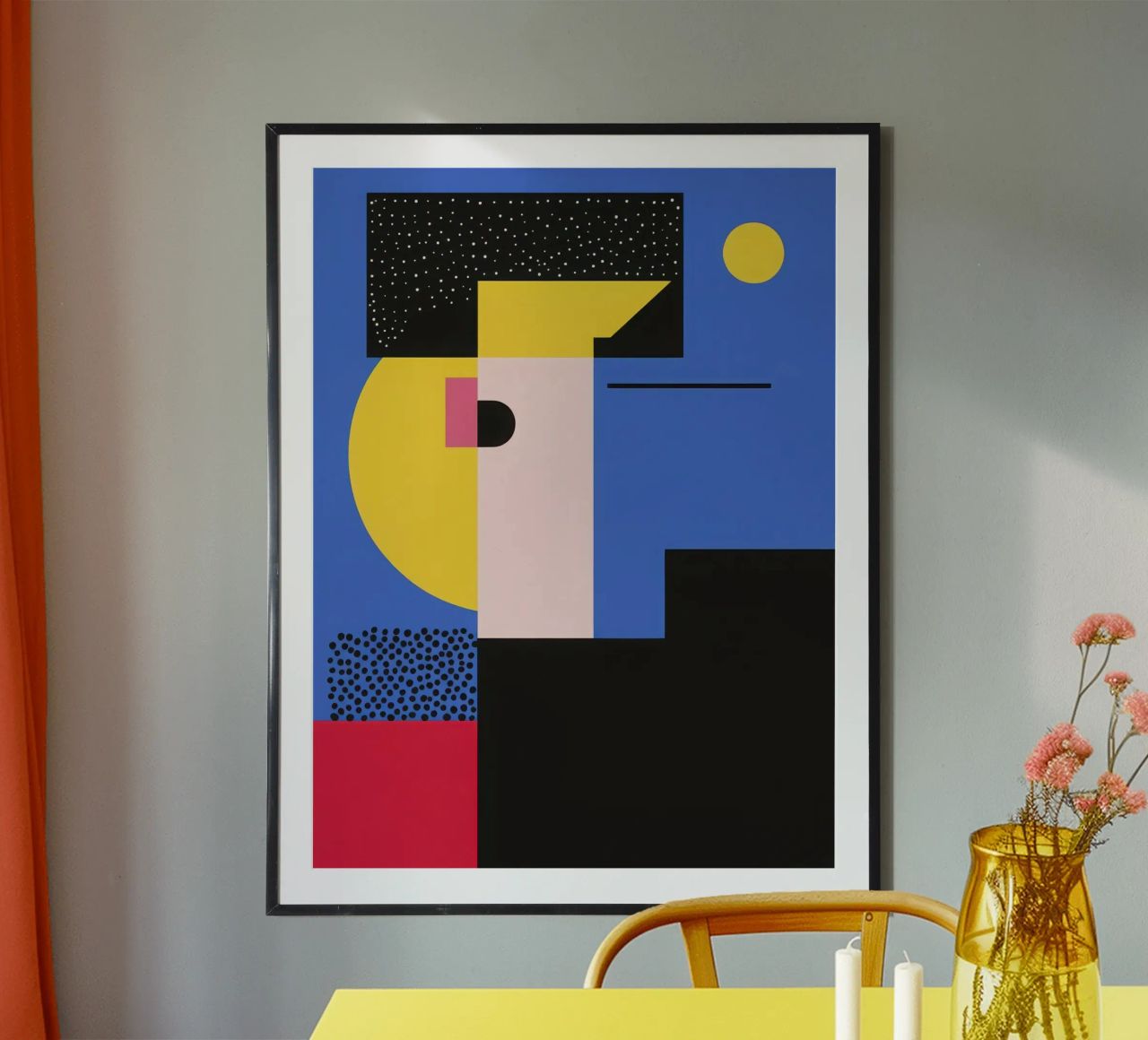 Geometric Nocturne poster by Geometric