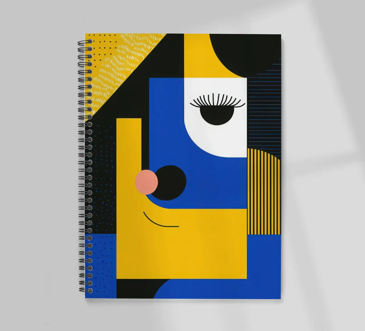 Cubic face spiral notebook by Geometric