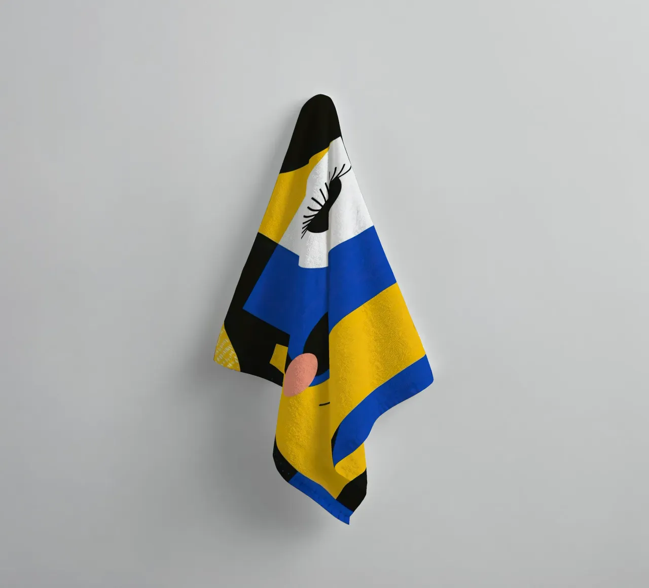 Cubic face towel by Geometric