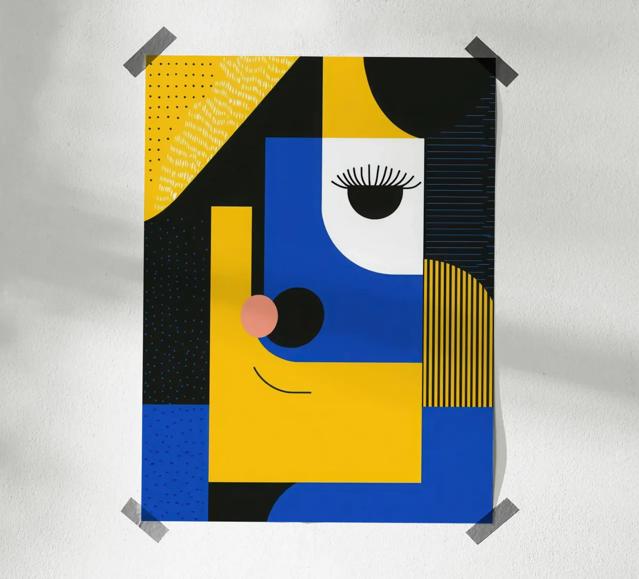 Faccia cubica poster da Geometric