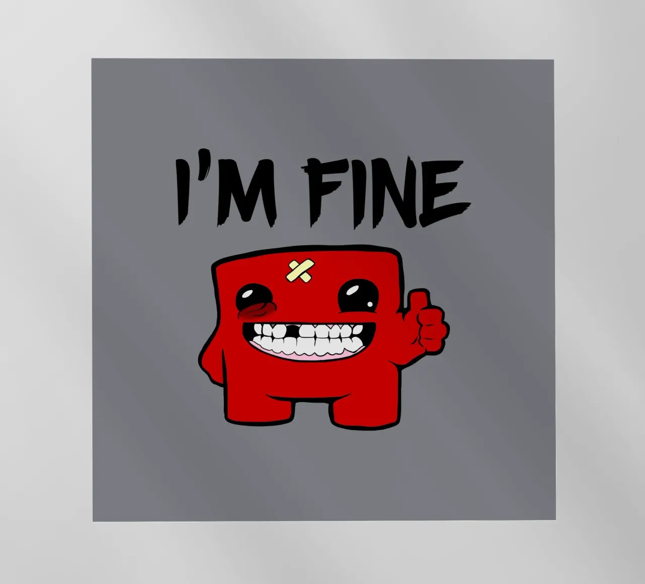 Sto bene - Super Meat Boy pellicola backlit da Loobs