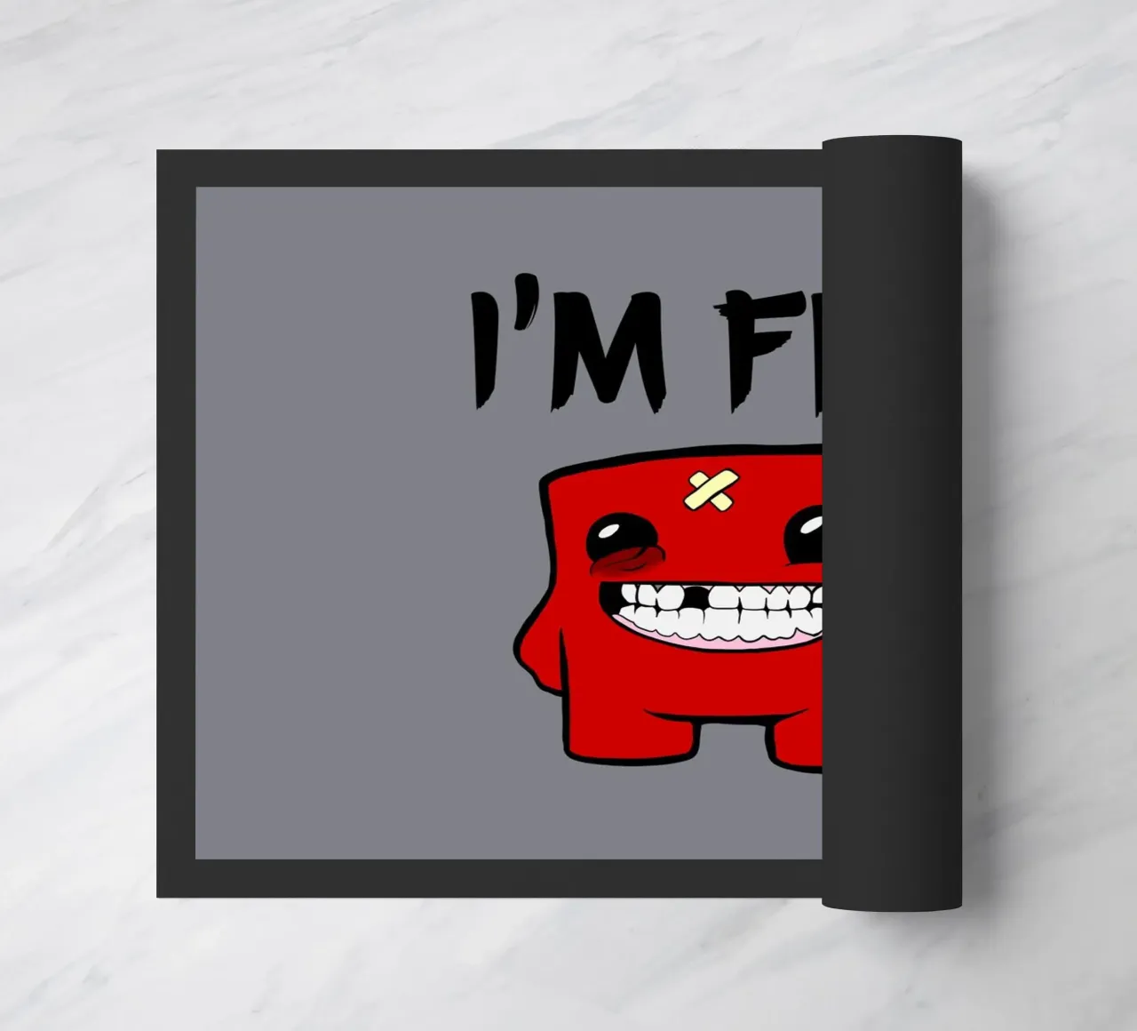 Estoy bien - Super Meat Boy felpudo de Loobs