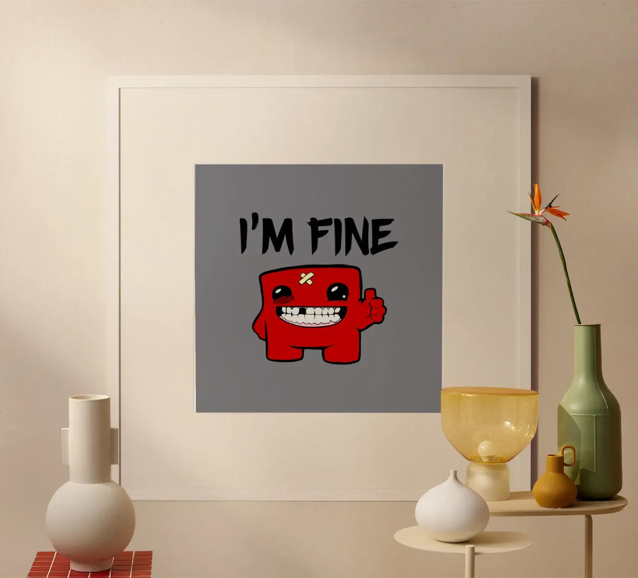 Estoy bien - Super Meat Boy hahnemühle de Loobs