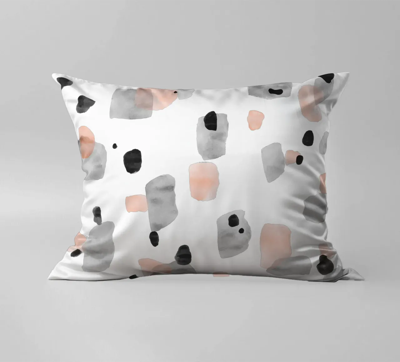 Abstract Brushstroke Pattern 01 decorative cushion by amini54