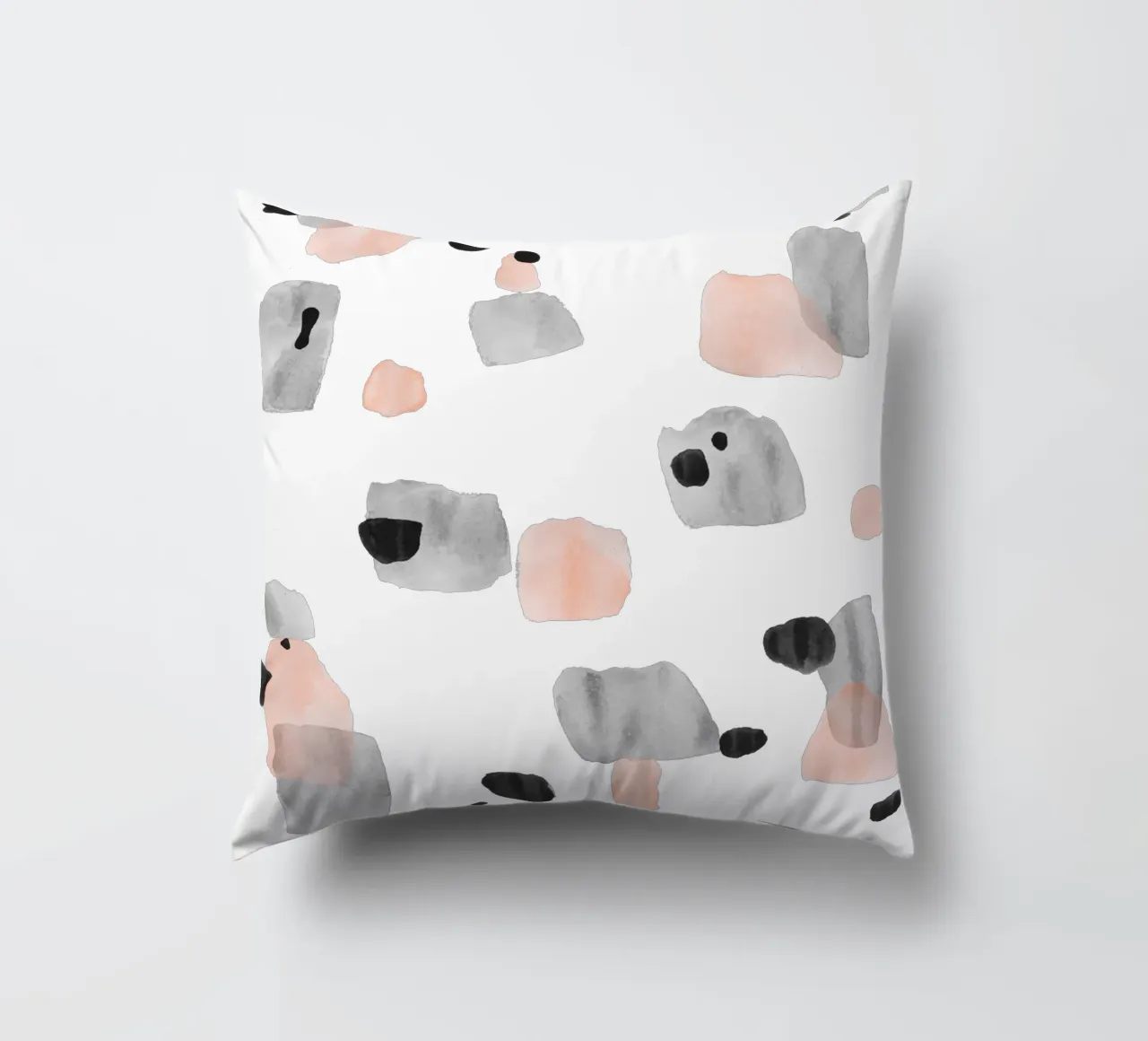 Abstract Brushstroke Pattern 01 decorative cushion by amini54