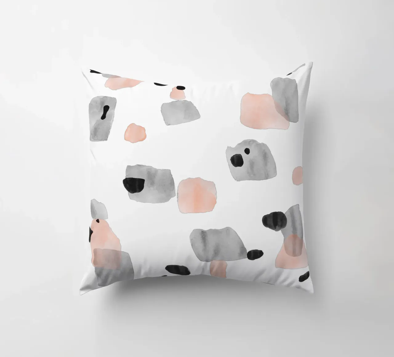 Abstract Brushstroke Pattern 01 decorative cushion by amini54