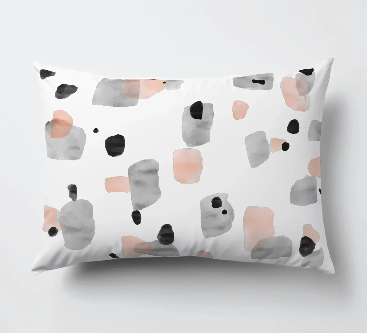 Abstract Brushstroke Pattern 01 decorative cushion by amini54