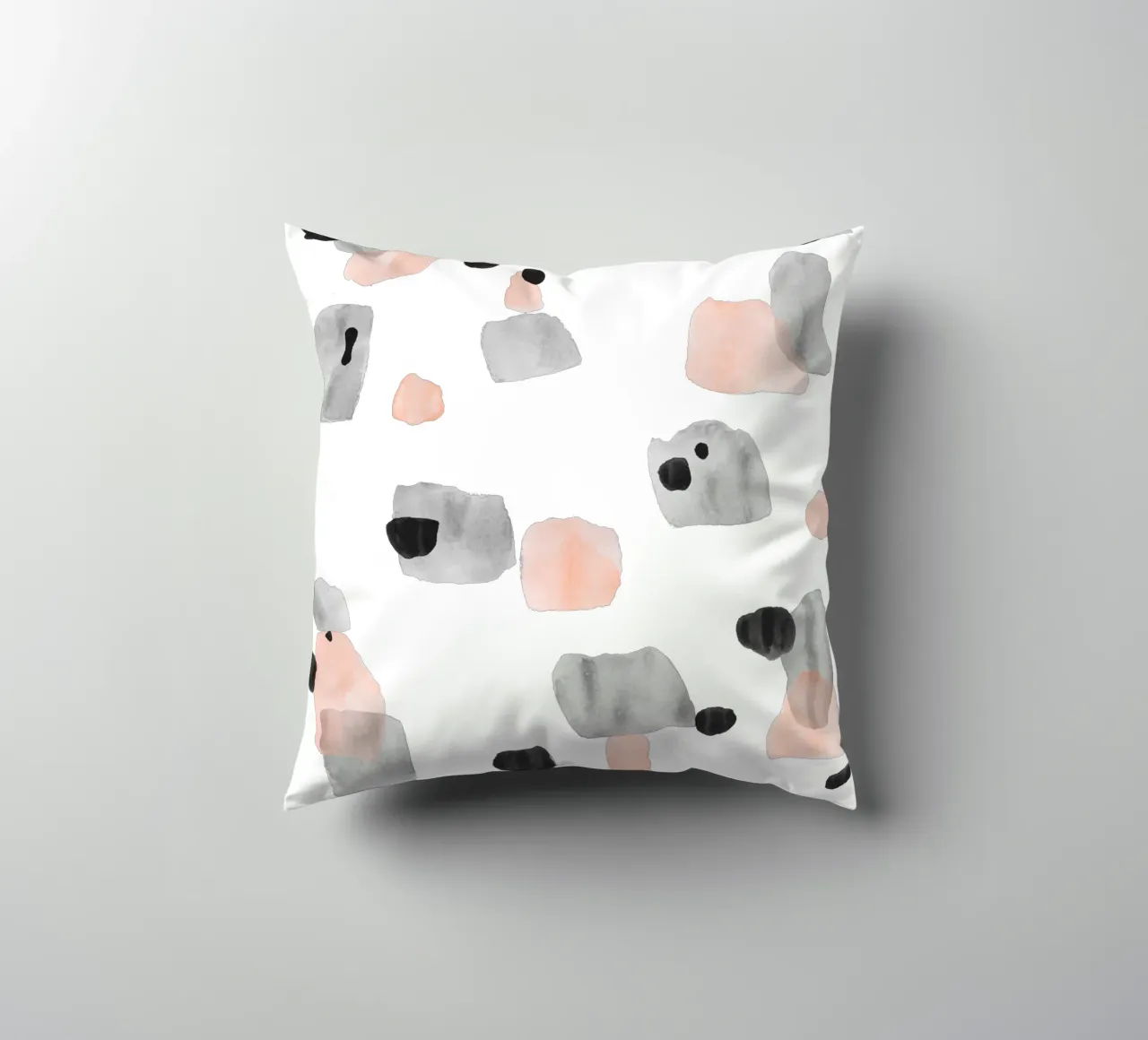 Abstract Brushstroke Pattern 01 decorative cushion by amini54