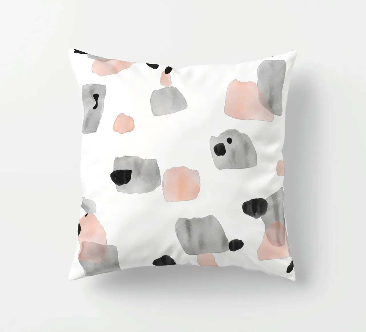 Abstract Brushstroke Pattern 01 decorative cushion by amini54