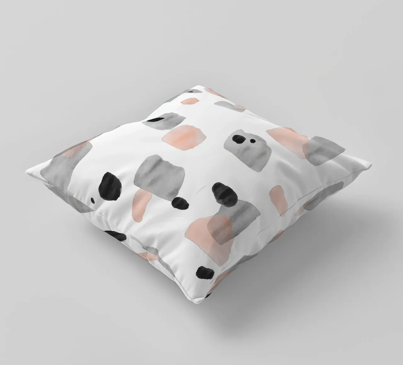 Abstract Brushstroke Pattern 01 decorative cushion by amini54