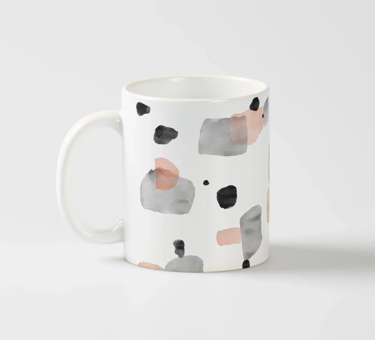 Abstract Brushstroke Pattern 01 ceramic mug by amini54
