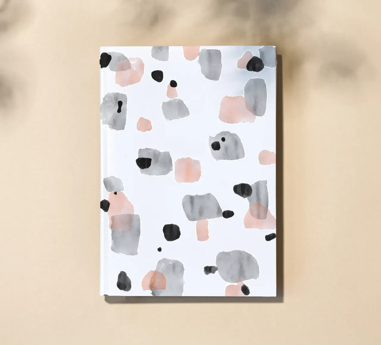Abstract Brushstroke Pattern 01 notebook by amini54